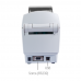 Zebra LP 2824 Plus - Direct thermal printing, 203 dpi, 2.25 max print width, USB and Serial Interfaces, and EU/UK power cord.